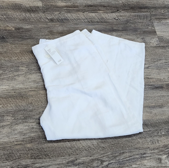 Eileen Fisher Pants - Eileen Fisher White Wide Leg Pant
